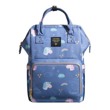 Load image into Gallery viewer, blue nappy bag