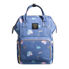 Load image into Gallery viewer, blue nappy bag
