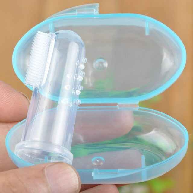 Baby Finger Toothbrush Silicon Toothbrush+Box
